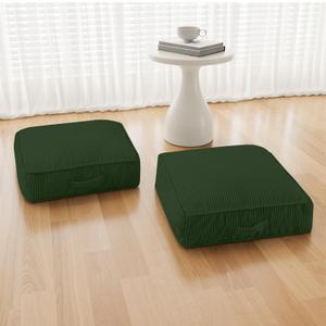 PRIMEPATIO Meditation Floor Pillow for Adults, 8" Extra Thick Floor Cushion