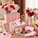 Skylety 10 Pcs Mother's Day Birthday Gifts for Mother, Best Mom Gifts Basket Box from Daughter Kids Mother-in-law New Mom Set for Mother's Day Presents Wife from Husband Women Birthday(Cute Style)