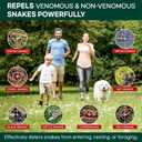 Snake Repellent for Yard Powerful: Keep Snake Away Repellent for Outdoors - Natural Safe for Children and Pets - Snake Be Gone for Lawn Garden Camping Fishing Home 10 Pouches