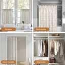 AIZESI White Tension Curtain Rod No Drilling 28-50Inch-2PCS,Spring Tension Rod Non-Slip,Bathroom Shower Rod Non-Rust,Adjusatable Tension Rod For Windows Doorway Curtains
