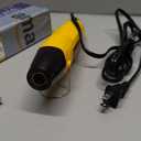 haisstronica Mini Heat 350W, 2-Temp Settings 482F & 752F (250C & 400C) Hot Air Tool with Metal Stand, 110V Fast Heating Heat for Shrink Tubing, Crafts, Embossing, Vinyl Wrap