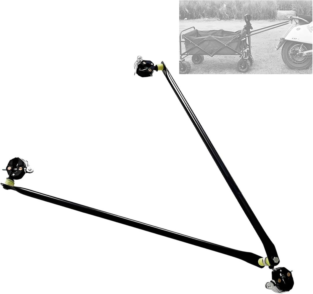 Bike Trailer Hitch Bike Bicycle Trailer for Grocery Sports Garden Shopping Camping Trailer Connector for Portable Folding Wagon Collapsible Wagon Cart Steel Garden Cart Wagons Carts