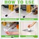 Qualirey 1 Pack Bug Vacuum for Adults Bug Vacuum Catcher Insect and Spider Traps Sucker Battery Powered Grabber with LED Light Stink Ant Moth Cockroach Small Bedbug