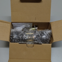 Haidms Gold Door Knobs Interior, Brushed Brass Privacy Door Lock Knob for Bedroom, Classic Brushed Gold Interior Door Knobs, Bathroom Door Hardware(1 Pack)