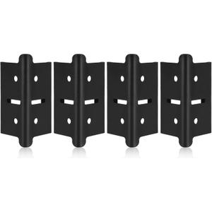 4 Pcs 1.5 in Post Coupling for Steel Shelving Post, Post Coupler, Post Connector Only Compatible with 1.5 in Wide Steel Post, 3.95 x 1.68 x 1.68 in