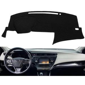 Dashboard Cover Dash Cover Mat Pad Custom Fit for Toyota Avalon 2013 2014 2015 2016 2017 2018 (Black)