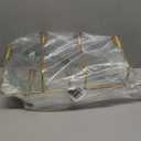 UKN Abstract Gold Foil Finished Tapered Metal Candle Holder 21" X 10" 21 X 7 10
