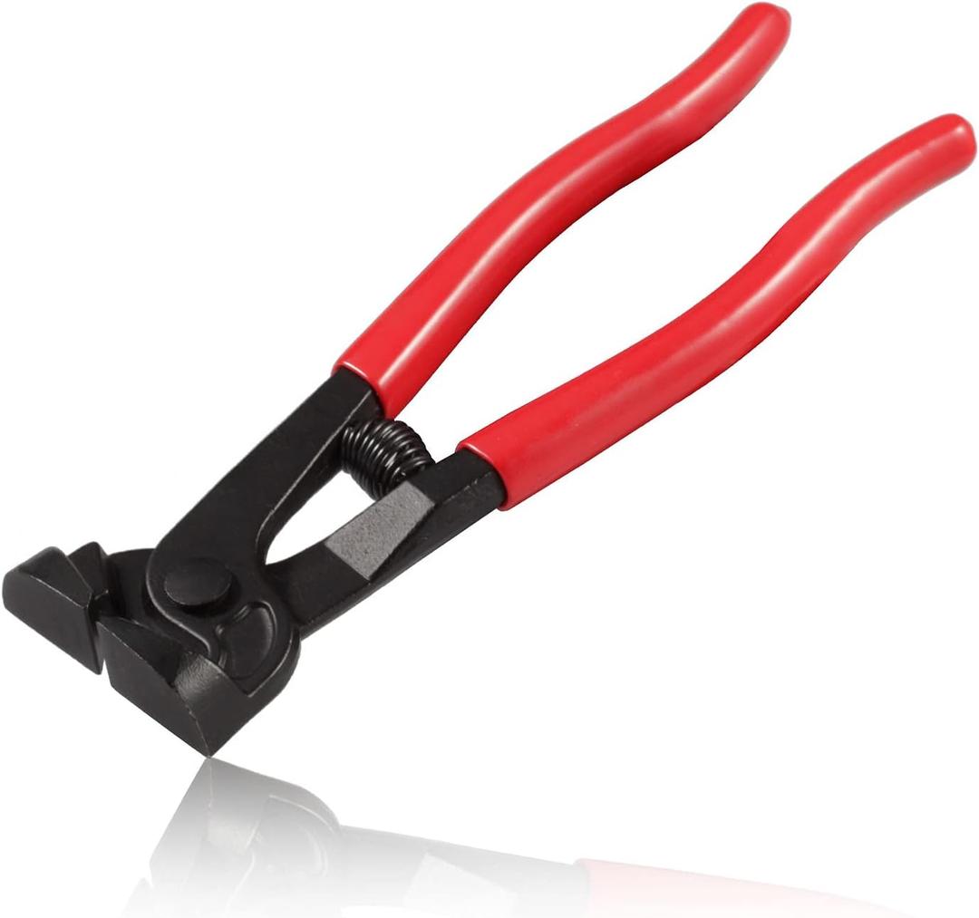 Glass Tile Nippers Mosaic Tools 7 Inches Mosaic Tile Nippers Heavy Duty Tile Mosaic Trimmer & Nipper Professional Tile Working Tool for Cutting Ceramic Stained Glass Tile (8" Red Handle)