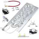 3387747 Dryer Heating Element Replacement Replaces PS11741416 WP3387747VP WP3387747 80003 AP6008281 525502 EAP11741416 (5400Watt 240 Volt), with 3392519 279816 279973 Thermal Fuse & Thermostat Kit