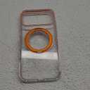 TORRAS 360 Magnetic Stand for iPhone 17 Pro Max Case, [Fit for MagSafe] [4X Military-Grade Protection] Slim Case for iPhone 17 Pro Max 6.9" 2025, Clear-Orange, Ostand O3 Fitness Series