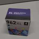 Compatible Ink Cartridge Replacement for 962XL Ink Cartridges. Works with Officejet 9010 9012 9013 9014 Printers. 4 Pack (Black, Cyan, Magenta, Yellow)