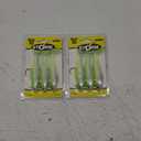 2 PACK Storm WildEye Swim Shad 04 (Shiner Chart. Silver, Size- 4) (WSS04SHCS) 