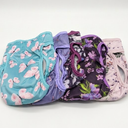 Washable Reusable Female Dog Diapers(5 Pack) Small Medium Large Doggie Puppy & Doggy Dog Diaper, Period Panties in Heat Large Butterflies and Dragonflies, L