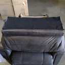 Roomsense Cannon Recliner Dark Grey Brown Leather Recliner Sofa Seat Single (38Wx30L inches)