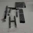 ONCEMORE Heavy Duty Sign Stand, Floor Poster Board Stand, Adjustable Metal Sign Holder Height Up to 60 Inches and 180° Rotation Display Standing Pedestal for Board & Foam, Black 2 Pack