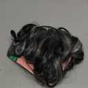 Fanguilar Clip in Hair Extensions 24 Inch 8PCS Natural Black Mix Silver Grey Long Wavy Synthetic Hair Extensions Clip ins Thick Double Weft Extensions for Women