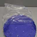 MCEAST 100 Pack Round Blue Paper Doilies 13.5 Inches Lace Place Mats Rustic Scallop Doily Disposable Paper Table Pads for Food Cakes Crafts Party Weddings Tableware Decor