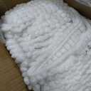 SUBRTEX Bathroom Rugs Chenille Bath Rug Soft Short Plush Bath Mat Soft Shower Mat Water Absorbent Shower Mat Quick Dry Machine Washable (White, 20" x 32")