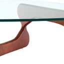 eMod - Noguchi Triangle Coffee Table Glass Top (Cherry)