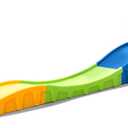 Step2 Anniversary Edition Up & Down Roller Coaster Kids Ride On Toy, Push Car, Indoor/Outdoor Playset, Made of Durable Plastic, Max Weight 50 lbs., For Toddlers 2-5 Years Old, Multicolor