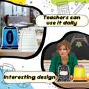 2 x Noxglory 24 Pcs Teacher Drawstring Gift Bags 6.9x5.3 Inch 4 Style Pencil Notebook Crayon Shaped Gift Bags Teacher Appreciation Present Sacks Goodie Candy Treat Bags for Teacher Classroom Party Favors