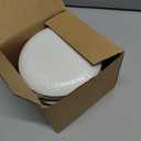 CP3540 Ceiling Cover Plate, Round Electrical Box Cover for 3-1/2" to 4" Holes - 5 Pcs (White)