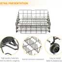 2026 Upgraded DD82-01384A Dishwasher Lower Rack Replacement for Samsung Dishwasher Parts 22.4" x 20.5" DW80M2020US DW80R2031US DW80R2031UG DW80N3030UW Samsung Dishwasher Lower Dishrack Bottom Rack