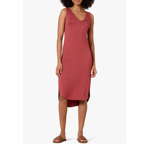 Amazon Essentials Women's Jersey Regular-Fit Sleeveless V-Neck Midi Dress (Previously Daily Ritual) Size L