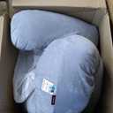 Momcozy Pregnancy Pillows for Sleeping, U Shaped Full Body Maternity Pillow with Removable Cover - Support for Back, Legs, Belly, HIPS for Pregnant Women, 57 Inch Pregnancy Pillow for Women, Grey