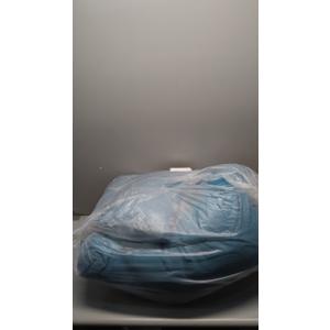 Thmyo 4-Pack 100% Cotton Lumbar Comfortable Solid Decorative Throw Pillow Case, Rectangle Cushion Cover Pillowcase Sublimation Blank Pillow Covers DIY Throw Pillowcase(12x20inch/30x50cm, Blue)
