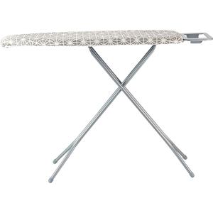 VEVOR Ironing Board with Large 51 x 13 Ironing Surface, Thickened 4 Layers Iron Board with Heat Resistant Cover and 100% Cotton Cover, 7 Adjustable Heights Ironing Board for Home Laundry Room Use