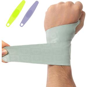 Adjustable Wrist Brace for Pain Relief, Carpal Tunnel & Tendonitis Support – Ergonomic Compression, Breathable & Anti-Slip Design, Fits Left & Right Hand, Ideal for Sports, Gaming & Office Use (Sage)