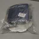 25 Guests Navy Blue Paper Plates, Navy Blue Plates and Napkins Party Supplies, Dark Blue and Gold Dot Disposable Dinnerware Set for Wedding Birthday Party