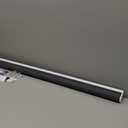 AOSKY Cordless Roller Shades Blackout Blinds for Windows Room Darkening Rolled Up Shades with Spring System, UV Protection Window Shades Door Blinds for Home and Office (43" W x 72" H, Black)