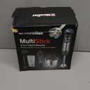 Mueller Multistick 800W 4-in-1 Immersion Blender Handheld, 12 Speed Hand Mixer - Turbo Boost, Heaviest Duty Copper Motor, Titanium Blades Hand Blender, Milk Frother Wand, Whisk, Beaker, Chopper, Grey (Grey)