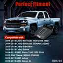Center Console Armrest Lid Compatible with 2014-2018 Chevrolet Silverado GMC Sierra 1500 2500 3500, 2015-2020 Chevy Tahoe Yukon Suburban, # 0227083AA L0227083AA w/Steel Bracket