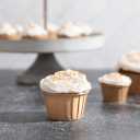 Brown Pleated Baking Cups - Large - Grease Resistant Cupcake & Muffin Liners, Count 288 - For Baking, Parties & Catering