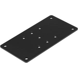 6 Pack Flat Post Base Plates, 6.5" x 3.5" for Nominal 4x4 Wood Posts, Fence & Deck Repair