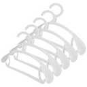 DEDU Plastic Clothes Hangers 20 Pack, Extra Thick Wide Shoulder Coat Hangers with 360° Swivel Hook Non Slip, Sweater Hangers Suit Hanger for Suits, Sweater, Dresses, Pants (White)