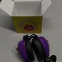 New Dog Ear Muffs for Noise Protection - 30dB NRR Dog Headphones, Noise Cancelling Hearing Protection Against Thunder/Fireworks/Vacuums, Upgraded Design with Bell Accent (Purple, Small)