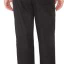 Chef Works Men's Essential Baggy Chef Pants (X-Large, Black)