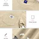 NORTHYARD Men's Cotton Shirts Heavyweight Short Sleeve Casual T-Shirts with Chest Pocket Work Wear (XXL)