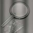 Double Sided 1x - 7X Magnification Hand Held Makeup Mirror with Adjustable Stand,Clear (7X)