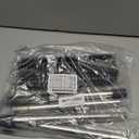 Floor Scrub Brush with Long Handle, 3 in 1 Scrape and Heavy-Duty Stiff Bristle Scrubber Brush for Cleaning Shower Bathroom, Patio, Pool, Garage, Kitchen, Wall and Deck (Gray, 1 Pack)