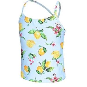 Girls Two Piece Swimming Costume Kids Girls 2 Piece Swimsuit Hawaiian Swimwear for Girls Tankini 5-6Years