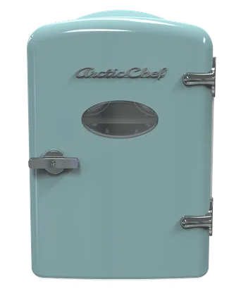 ARCTIC CHEF RMIS129-MINT Mini Fridge, Mint, 0.15 Cubic feet