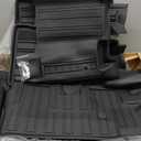 3W Floor Mats for Lexus GX460 2014-2023 (only for 7 seat), TPE All Weather Custom Fit Floor Liner 1st, 2nd&3rd Rows Car Mats, Black