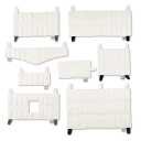 Hydrocollator FAB00-1012 Moist Heat Knee-Shoulder Pack, 10" Length, 20" Width