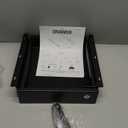 Under Desk Drawer Slide-Out – Lockable Metal Storage Drawer with Cable Management for Office & Home (Single, Non-Bracketed)