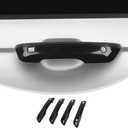 Linskip Door Handle Covers Compatible with 2021-2026 Jeep Grand Cherokee L 4XE & 2022-2026 Grand Cherokee, Door Handle Kit Set for Jeep Grand Cherokee Exterior Accessories, for Keyless Entry(Black)